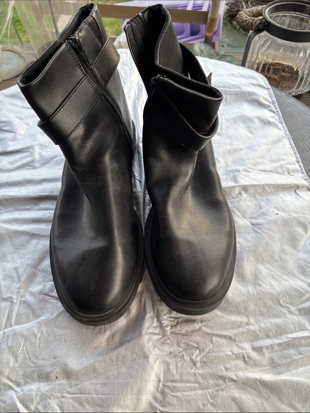 Lauren Conrad Black Women's Boots - Size 10M